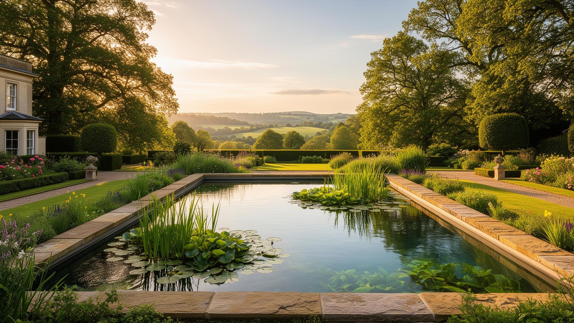 Natural swimming pool in Tunbridge Wells, Kent